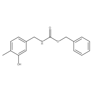 benzyl N-[(3-hydroxy-4-methyl-phenyl)methyl]carbamate Structure