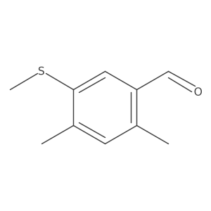 2,4-Dimethyl-5-(methylthio)benzaldehyde结构式