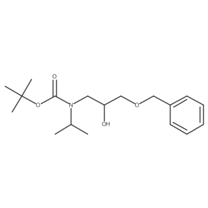 tert-butyl N-[3-(benzyloxy)-2-hydroxypropyl]-N-(propan-2-yl)carbamate Structure