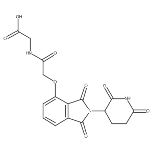Thalidomide-O-acetamido-C1-acid结构式