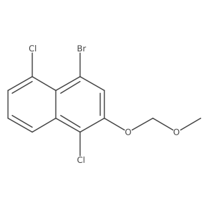 4-Bromo-1,5-dichloro-2-(methoxymethoxy)naphthalene结构式