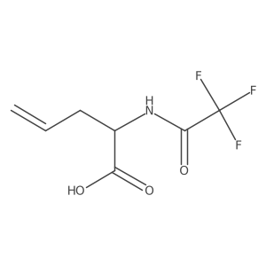 (2S)-2-(trifluoroacetamido)pent-4-enoic acid结构式