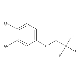 4-(2,2,2-Trifluoroethoxy)benzene-1,2-diamine结构式