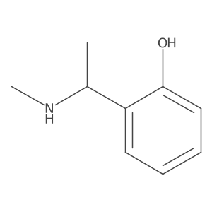 2-[1-(Methylamino)ethyl]phenol Structure