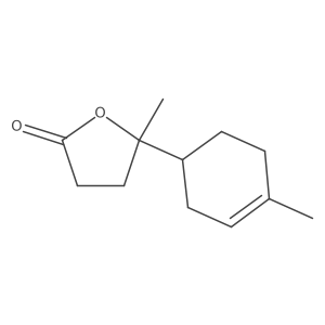 2(3H)-Furanone, dihydro-5-methyl-5-[(1R)-4-methyl-3-cyclohexen-1-yl]-结构式