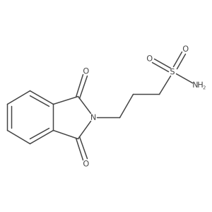 3-(1,3-dioxo-2,3-dihydro-1H-isoindol-2-yl)propane-1-sulfonamide结构式