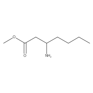 methyl (3S)-3-aminoheptanoate结构式