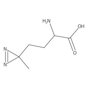 2-Amino-5,5-azihexanoic acid结构式