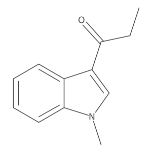 1-(1-Methylindol-3-yl)propan-1-one结构式