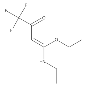 (E)-4-Ethoxy-4-ethylamino-1,1,1-trifluorobut-3-en-2-one Structure