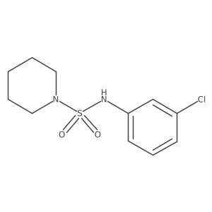 1-Piperidinesulfonamide,n-(3-chlorophenyl)- Structure