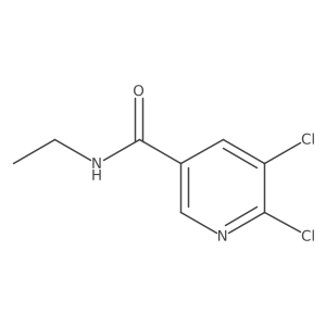 5,6-Dichloro-N-ethylnicotinamide Structure