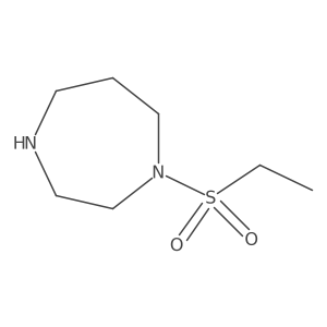 1-(Ethylsulfonyl)-1,4-diazepane Structure