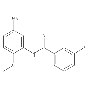 N-(5-amino-2-methoxyphenyl)-3-fluorobenzamide Structure
