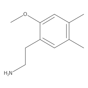 2-(2-Methoxy-4,5-dimethylphenyl)ethan-1-amine Structure