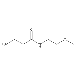 3-amino-N-(2-methoxyethyl)propanamide结构式