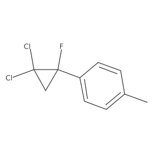 1-(2,2-Dichloro-1-fluoro-cyclopropyl)-4-methyl-benzene Structure