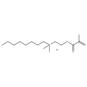 Dimethyl-[2-(2-methylprop-2-enoyloxy)ethyl]-octylazanium;bromide结构式