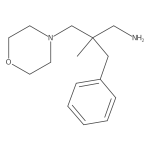 I(2)-Methyl-I(2)-(phenylmethyl)-4-morpholinepropanamine Structure