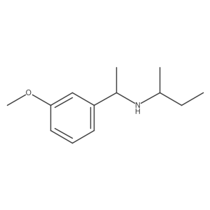 (Butan-2-yl)[1-(3-methoxyphenyl)ethyl]amine Structure