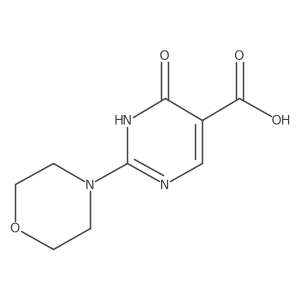 4-Hydroxy-2-morpholinopyrimidine-5-carboxylic acid Structure