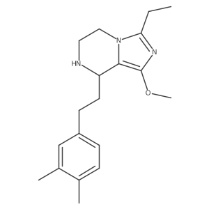 8-[2-(3,4-Dimethylphenyl)ethyl]-3-ethyl-1-methoxy-5,6,7,8-tetrahydroimidazo[1,5-a]pyrazine Structure