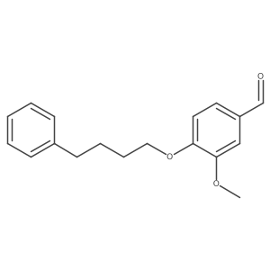 3-Methoxy-4-(4-phenylbutoxy)benzaldehyde Structure