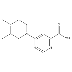 6-(3,4-Dimethyl-1-piperazinyl)-4-pyrimidinecarboxylic acid结构式