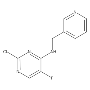 2-chloro-5-fluoro-N4-(3-pyridylmethyl)-4-pyrimidineamine结构式