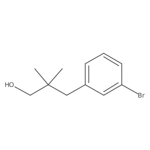 3-(3-Bromophenyl)-2,2-dimethylpropan-1-ol Structure