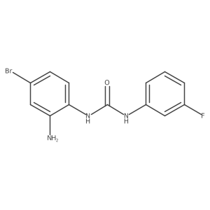 N-(2-Amino-4-bromophenyl)-Na(2)-(3-fluorophenyl)urea结构式