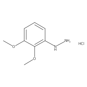 1-(2,3-Dimethoxyphenyl)hydrazine hydrochloride结构式