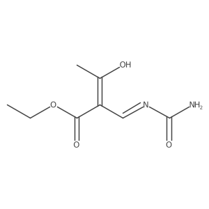 Ethyl 2-[(carbamoylamino)methylidene]-3-oxobutanoate结构式