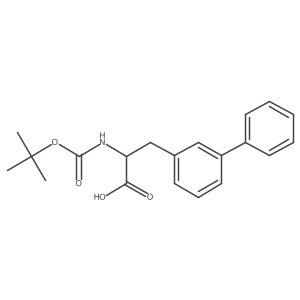 (R)-a-(Boc-amino)-[1,1'-biphenyl]-3-propanoic acid结构式