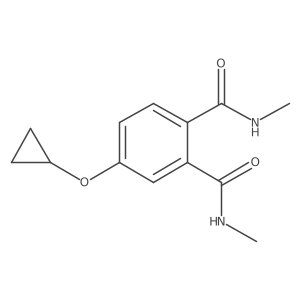 4-Cyclopropoxy-N1,N2-dimethylphthalamide结构式