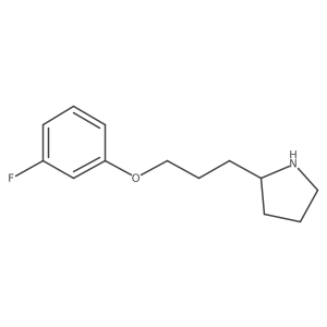 2-(3-(3-Fluorophenoxy)propyl)pyrrolidine Structure