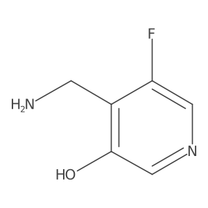 3-Pyridinol, 4-(aminomethyl)-5-fluoro-结构式