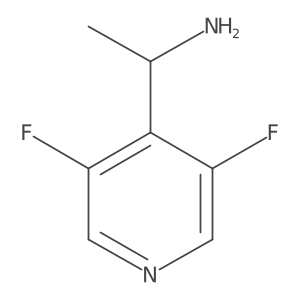 (1R)-1-(3,5-difluoropyridin-4-yl)ethan-1-amine Structure