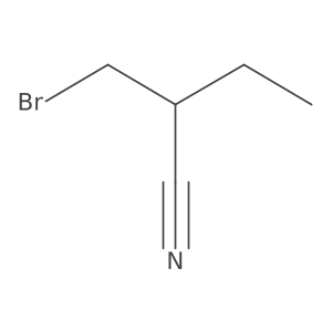 2-(Bromomethyl)butanenitrile Structure