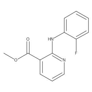 Methyl 2-(2-fluorophenylamino)nicotinate结构式