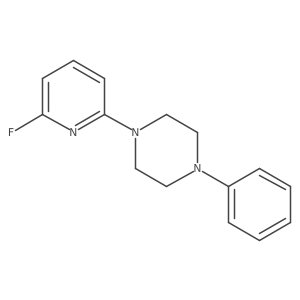 1-(6-Fluoropyridin-2-yl)-4-phenylpiperazine Structure