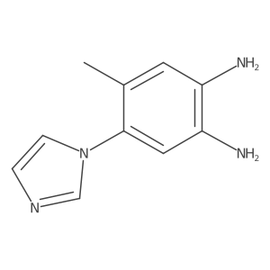4-Imidazol-1-yl-5-methylbenzene-1,2-diamine Structure