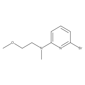 6-Bromo-N-(2-methoxyethyl)-N-methyl-2-pyridinamine结构式