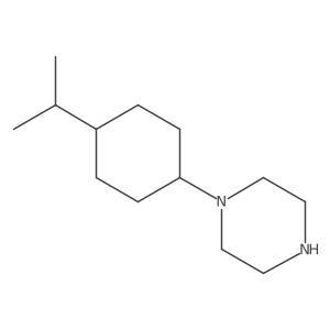 1-[4-(Propan-2-yl)cyclohexyl]piperazine结构式