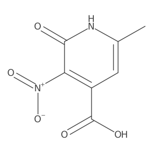 2-Hydroxy-6-methyl-3-nitropyridine-4-carboxylic acid Structure