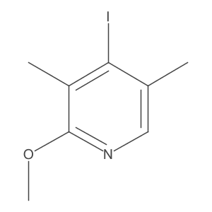 4-Iodo-2-methoxy-3,5-dimethylpyridine Structure