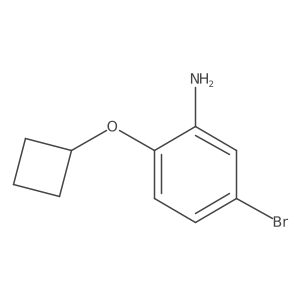 5-Bromo-2-cyclobutoxyaniline Structure