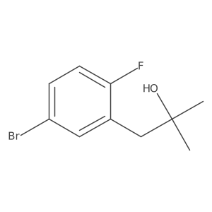 1-(5-Bromo-2-fluorophenyl)-2-methylpropan-2-ol Structure