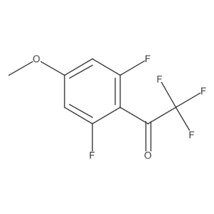 1-(2,6-Difluoro-4-methoxyphenyl)-2,2,2-trifluoroethanone Structure