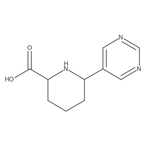 6-(Pyrimidin-5-yl)piperidine-2-carboxylic acid结构式